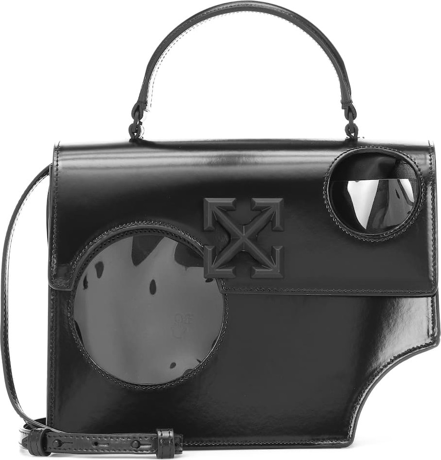 Off White Meteor 2.8 Jitney leather tote