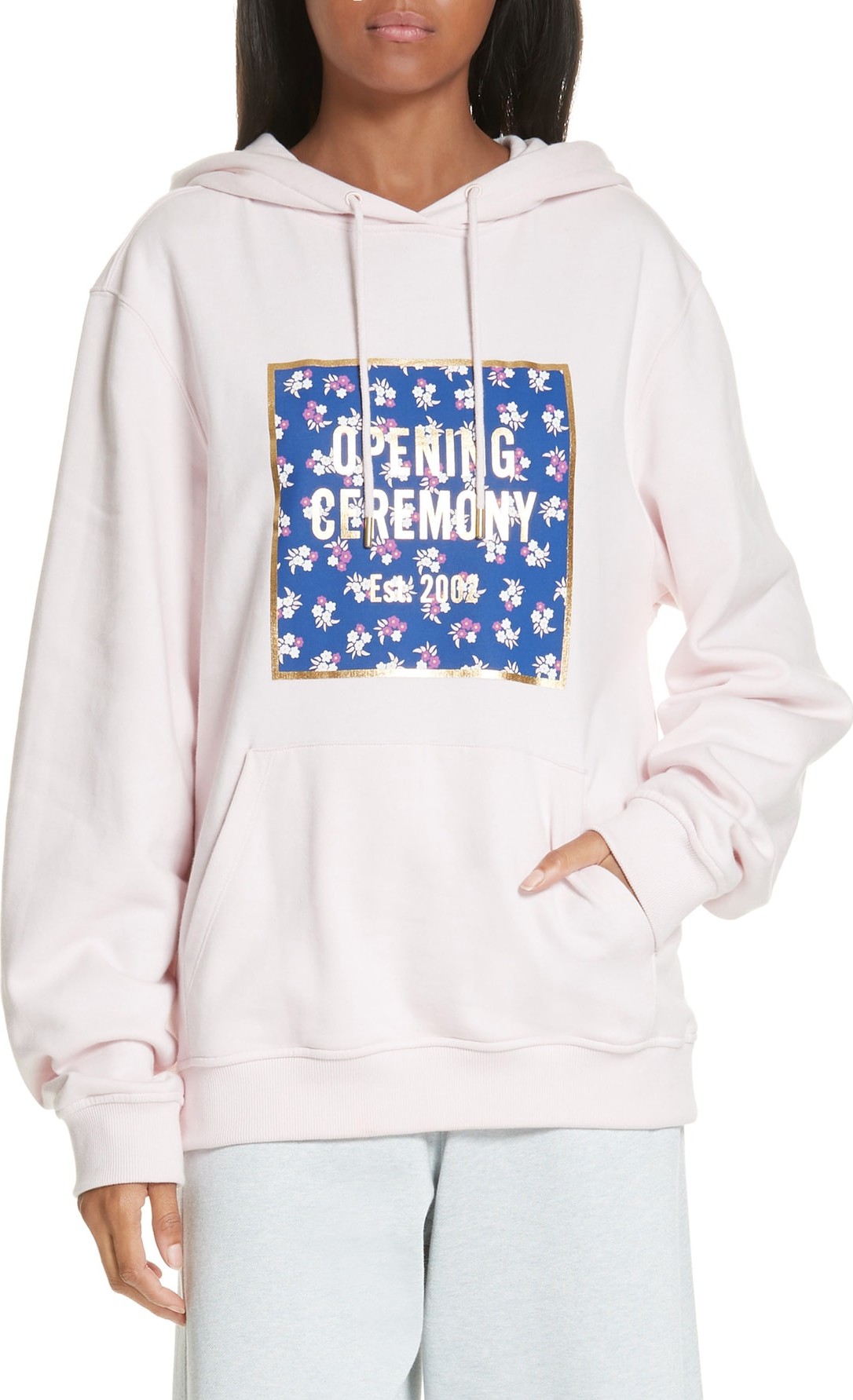 Opening Ceremony Floral Box Logo Hoodie