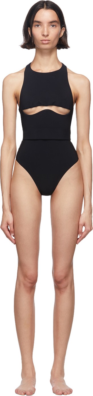Agent Provocateur Black Odie One-Piece Swimsuit