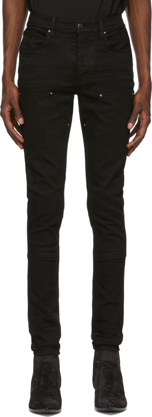 Amiri Black Workman Skinny Jeans