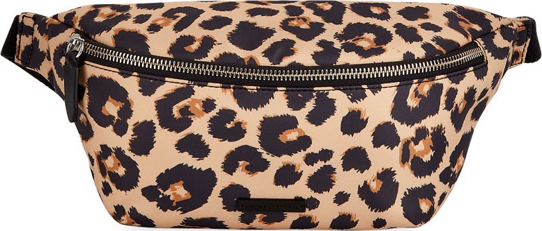Loeffler Randall Sophie Leopard Nylon Belt Bag
