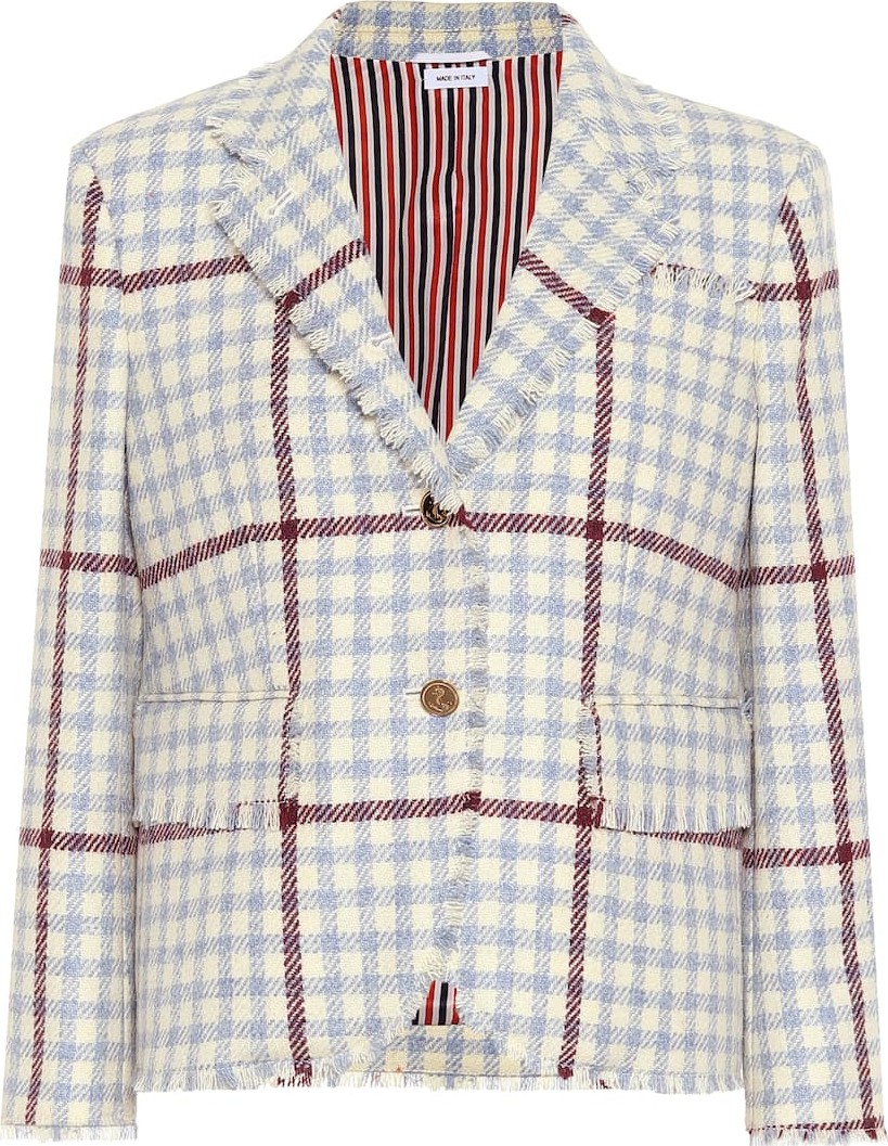 Thom Browne Checked wool blazer