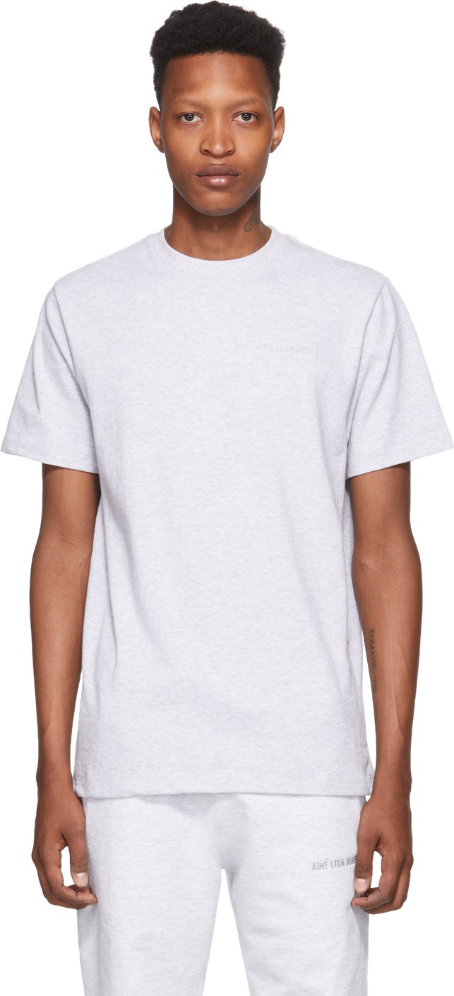 Aimé Leon Dore Grey Logo T-Shirt