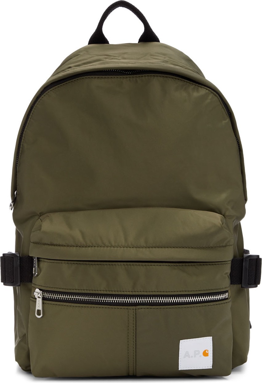 A.P.C. Khaki Carhartt WIP Edition Backpack