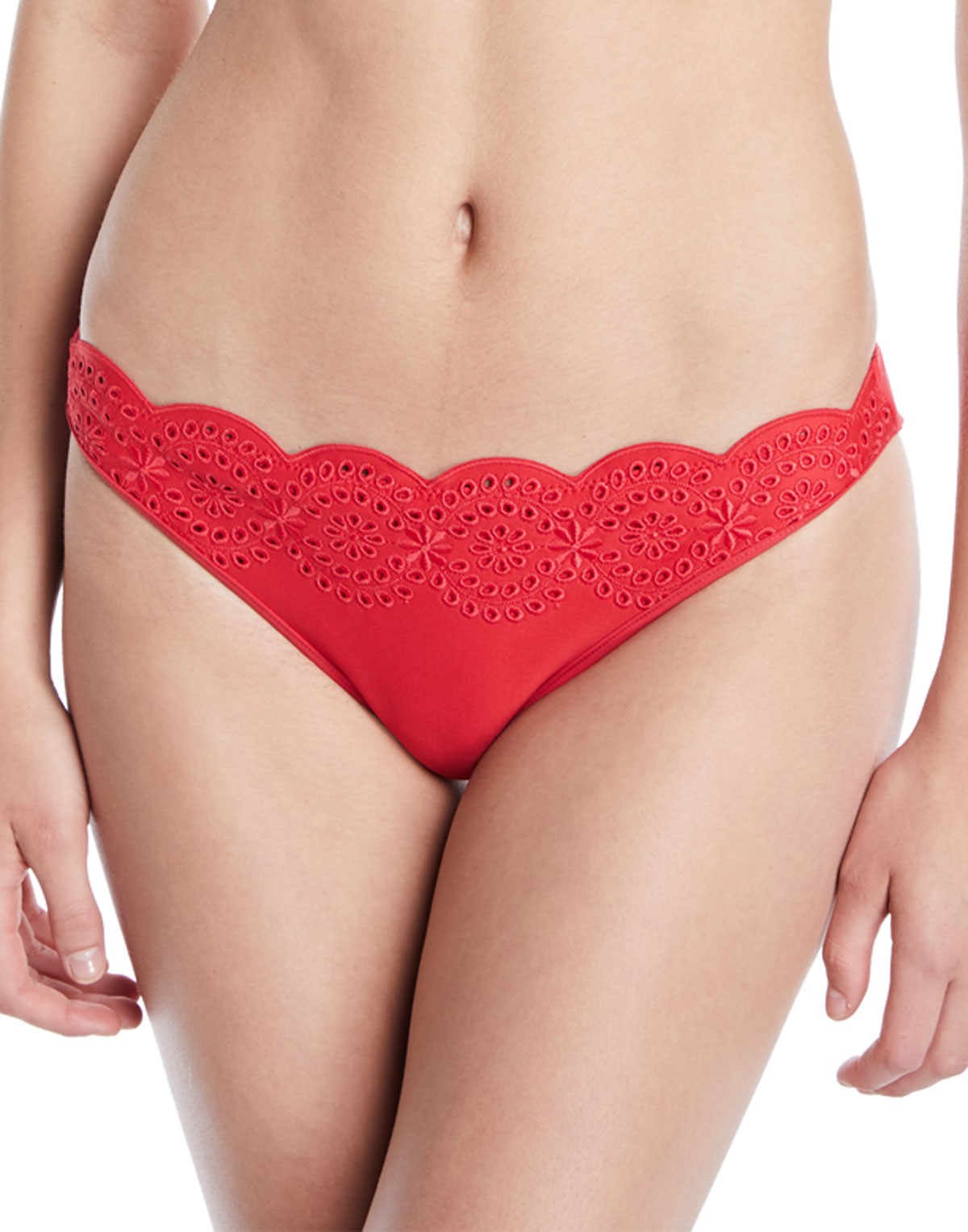 Stella McCartney Scalloped Broderie Anglaise Bikini Swim Bikini Bottom