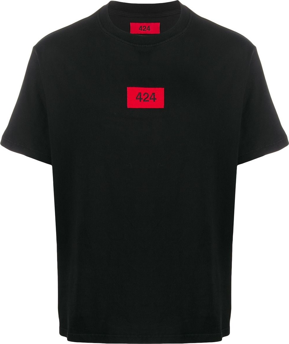 424 Fairfax Embroidered logo cotton T-shirt
