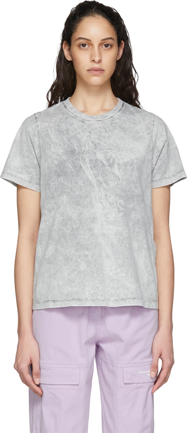Stella McCartney White Embossed Logo T-Shirt