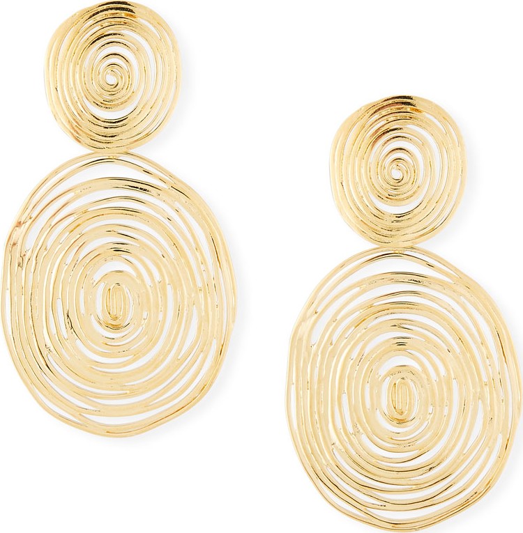 GAS Bijoux Wave Drop Earrings