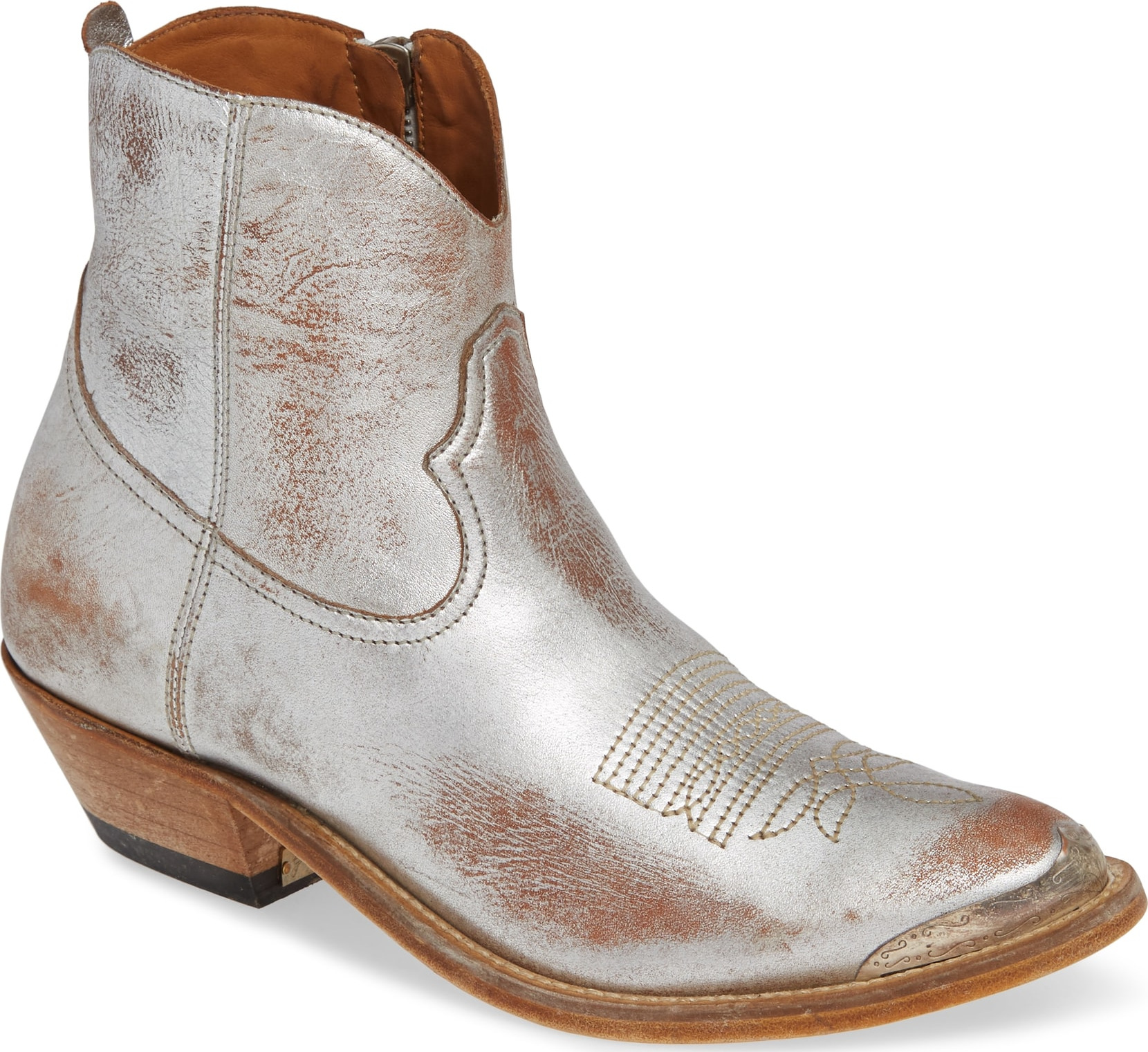 Golden Goose Deluxe Brand Metallic Young Bootie