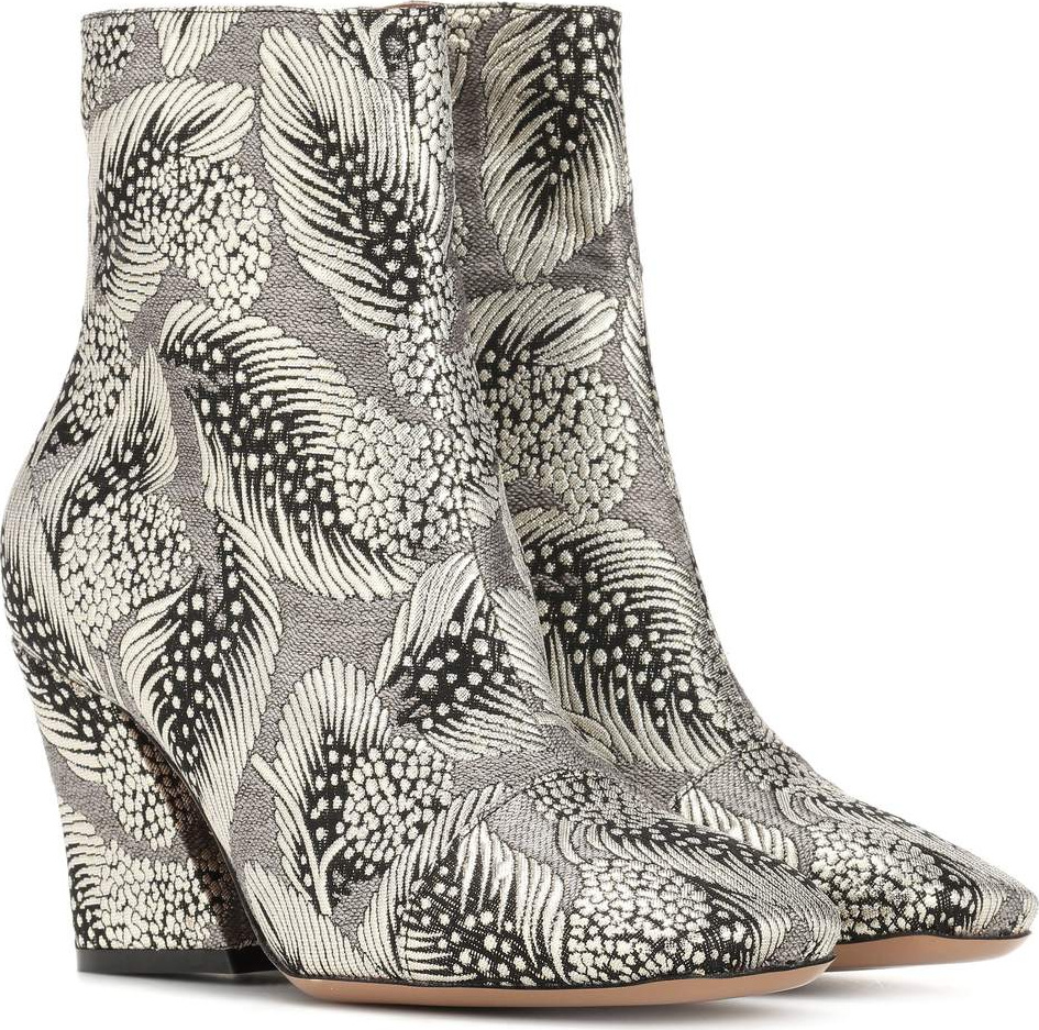 Dries Van Noten Brocade ankle boots
