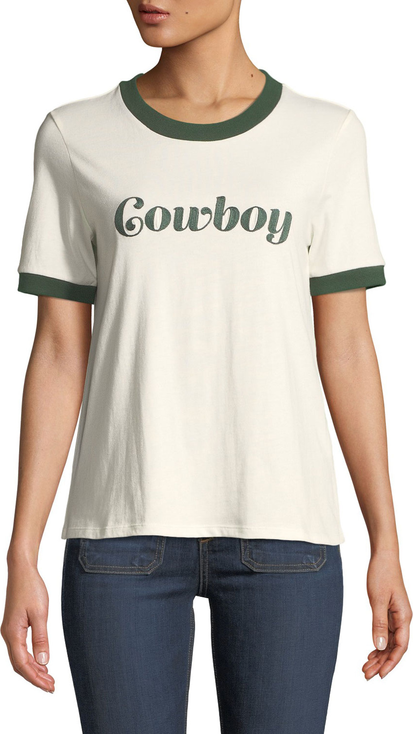 Veronica Beard Mills Cowboy Graphic Tee