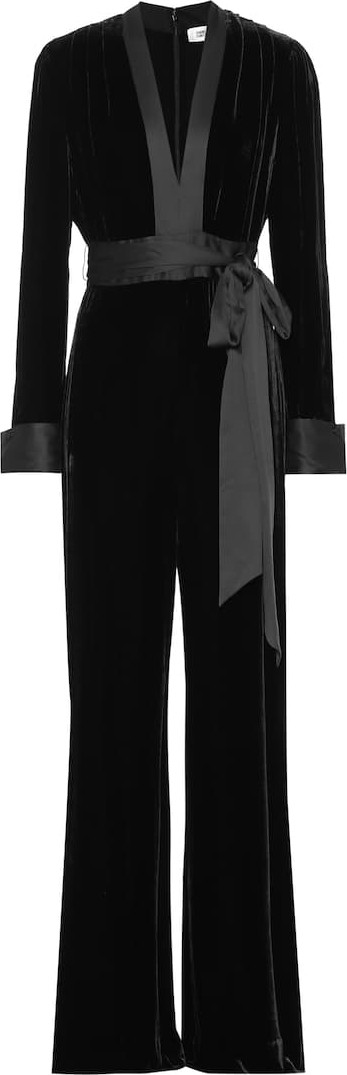 DIANE von FURSTENBERG Velvet jumpsuit