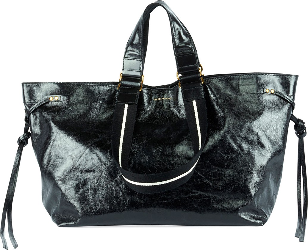 Isabel Marant Wardy Iconic Leather Shopper Tote Bag