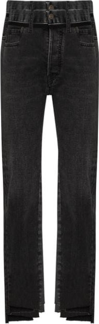 Maison Margiela - Panelled step-hem slim-fit jeans