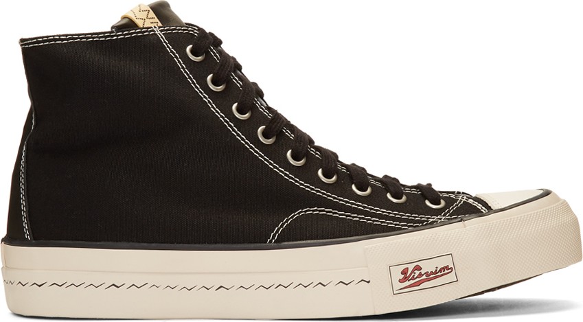 Visvim Black Skagway Hi Patten Sneakers