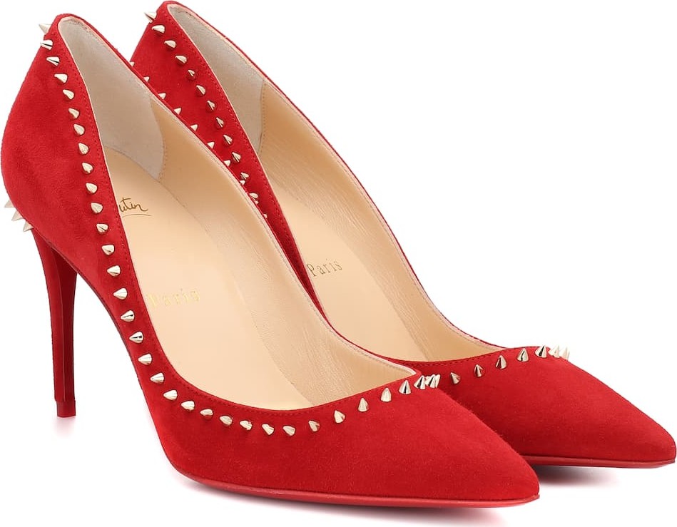 Christian Louboutin Anjalina 85 suede pumps