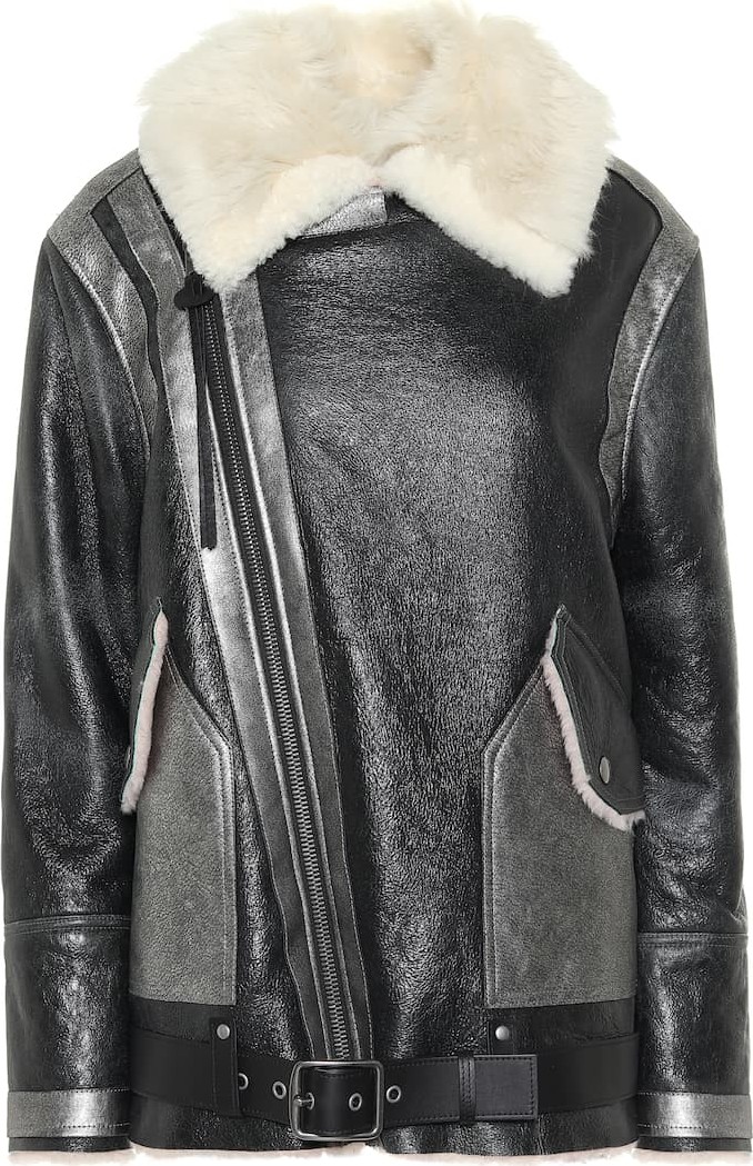 COACH Shearling leather jacket