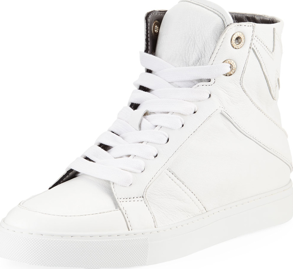 Zadig & Voltaire High Flash Platform Sneakers