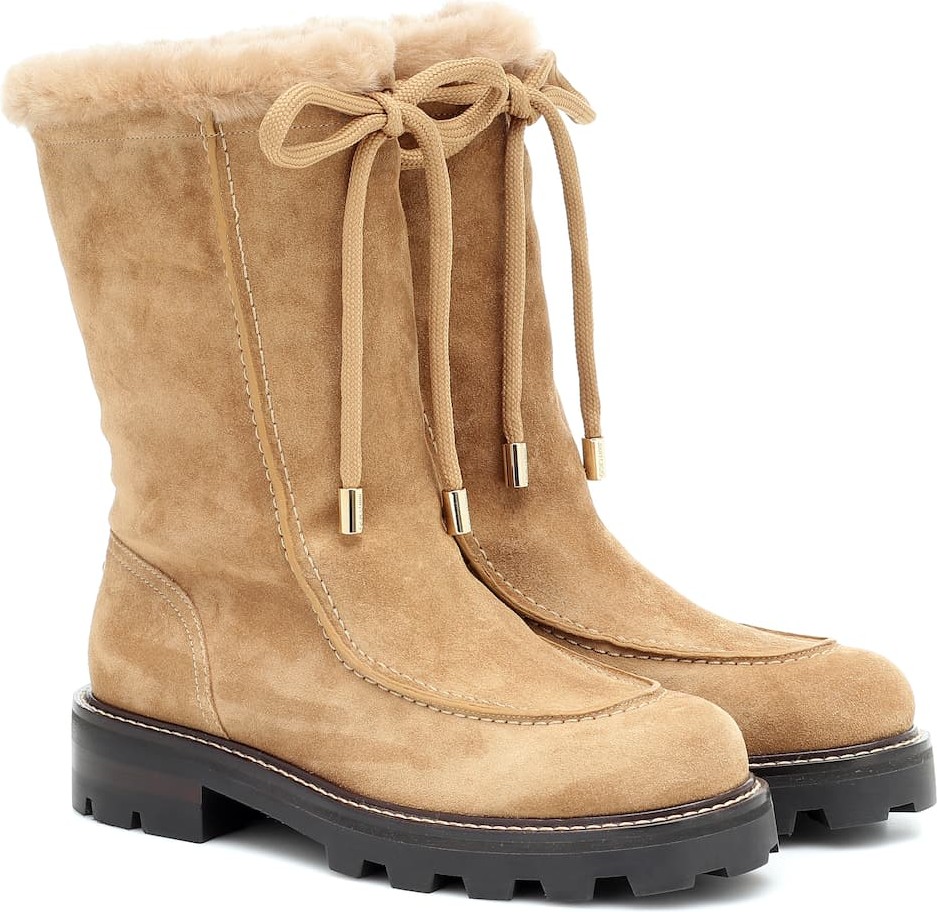 Jimmy Choo Buffy Flat suede boots