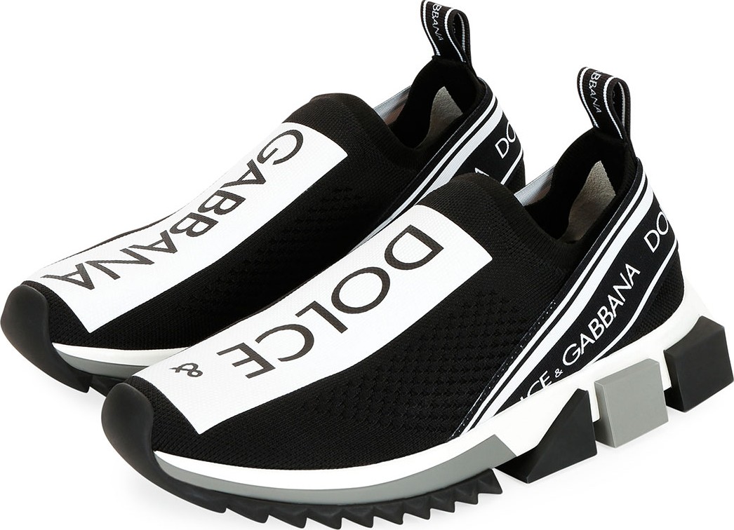 Dolce & Gabbana Sorrento Knit Trainer Sneakers