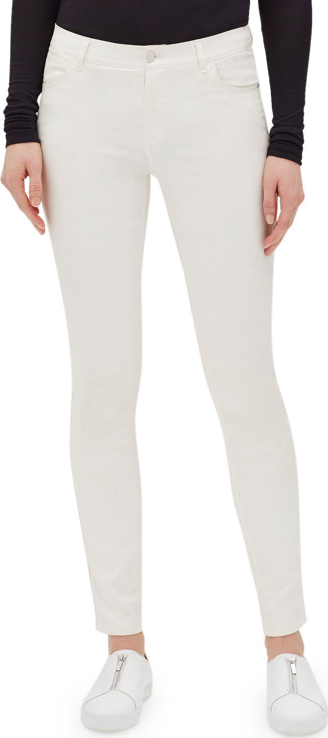 Lafayette 148 New York Mercer Waxed Denim Skinny Jeans