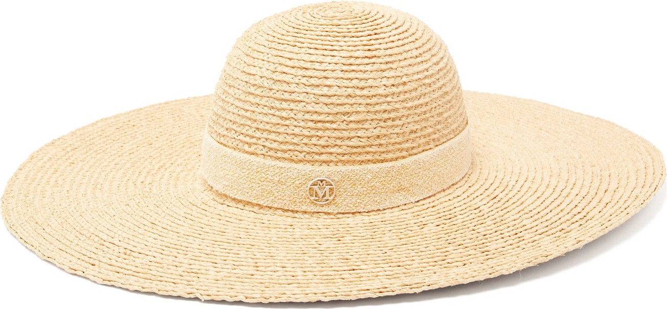 Maison Michel Blanche 14 raffia hat