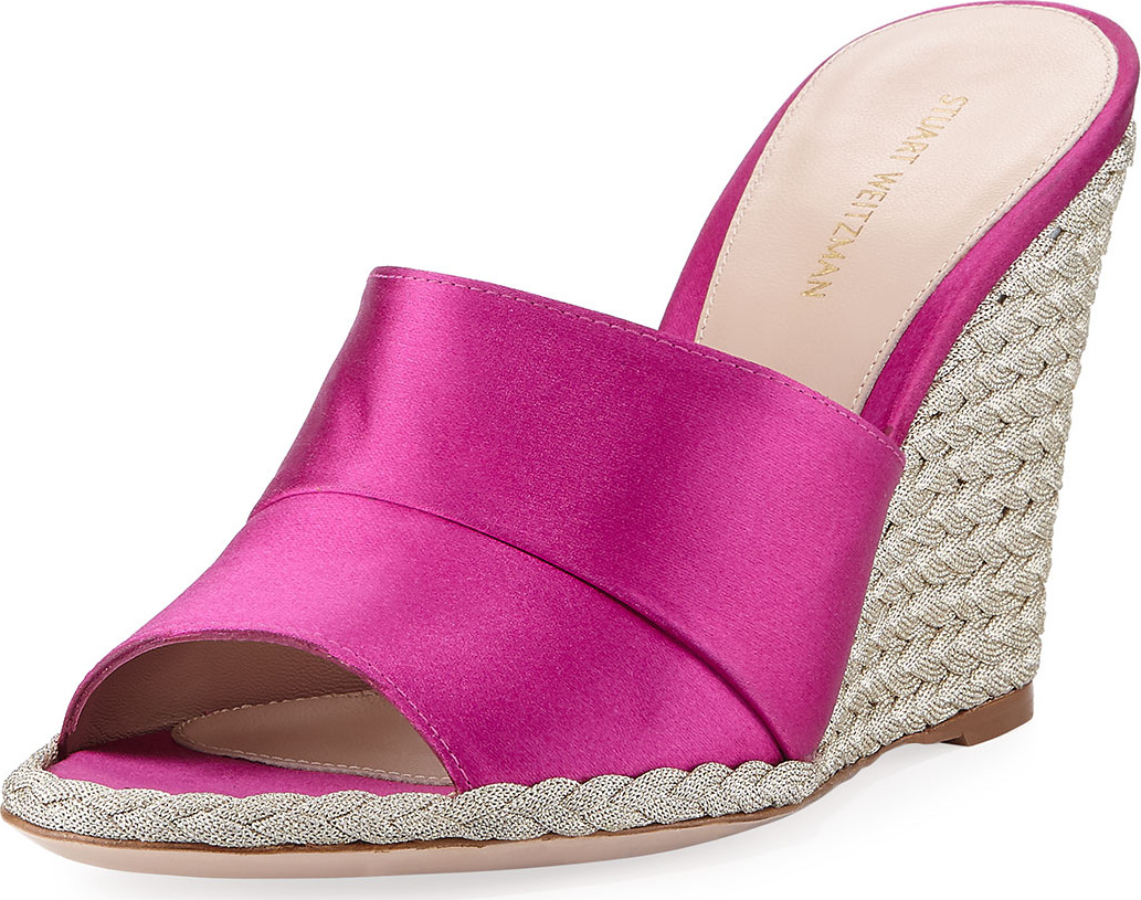 Stuart Weitzman Slidewalk Wedge Slide Sandal
