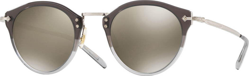 Oliver Peoples Two-Tone Round Photochromic Sunglasses