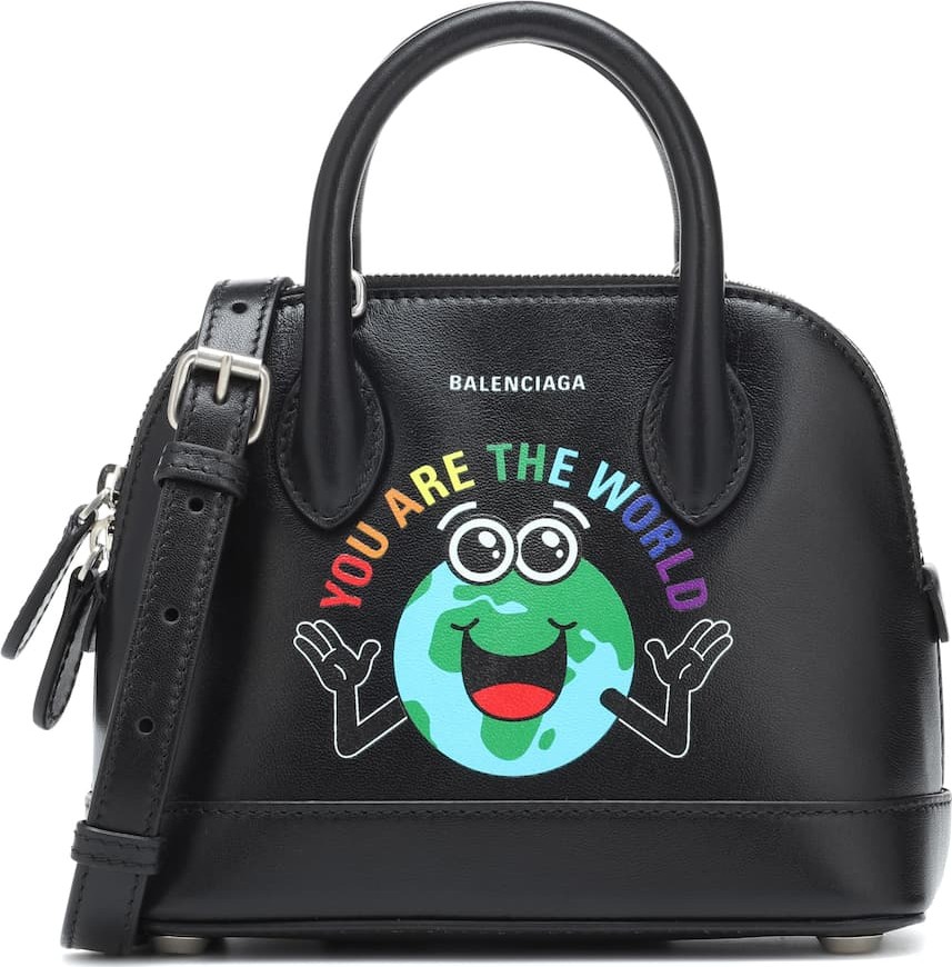 Balenciaga Ville XS printed leather tote