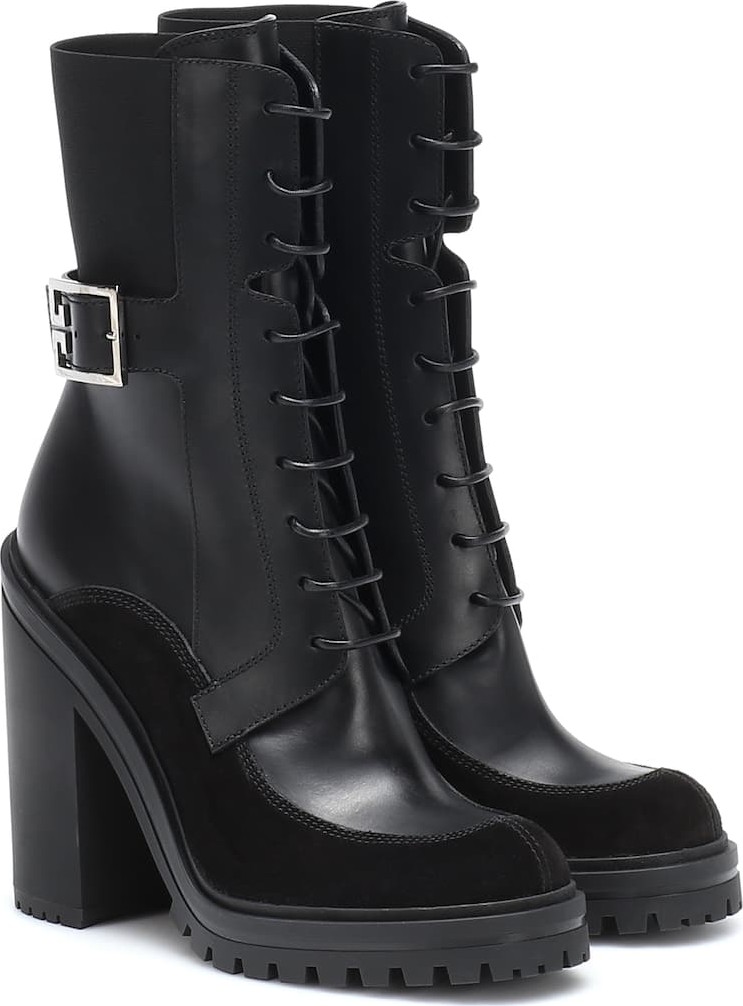 Givenchy Leather and suede ankle boots