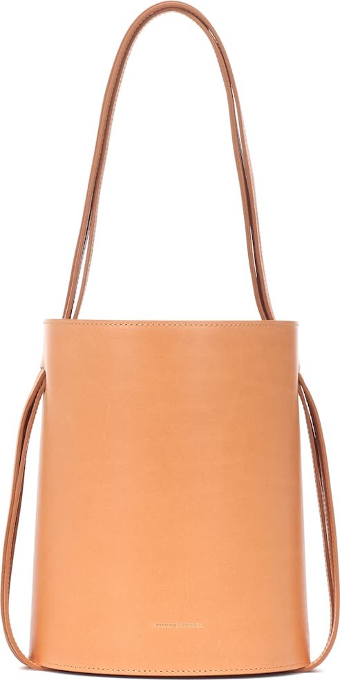 Mansur Gavriel Fringe leather bucket bag