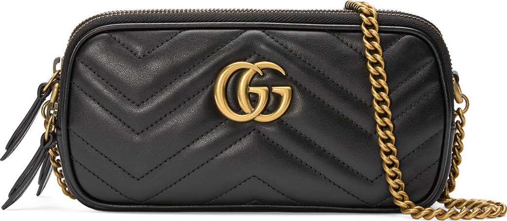Gucci GG Marmont Mini Zip-Top Camera Case Bag