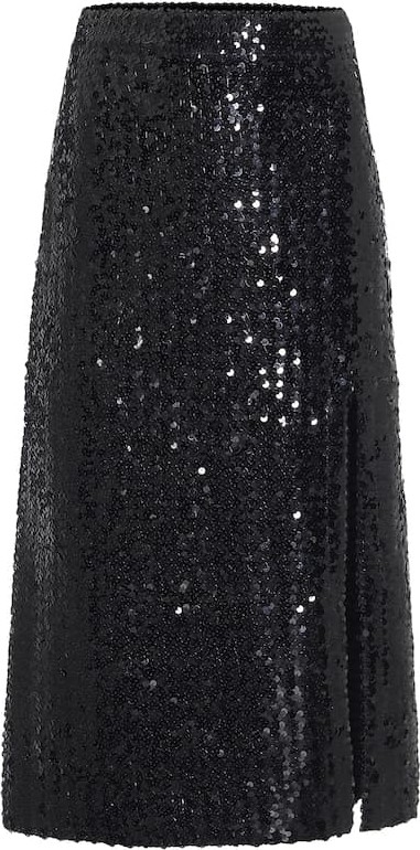 Gucci Sequinned midi skirt