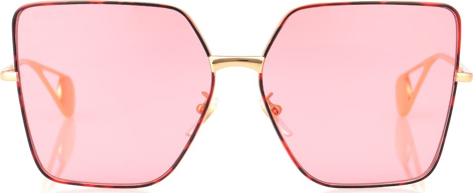Gucci Square metal sunglasses