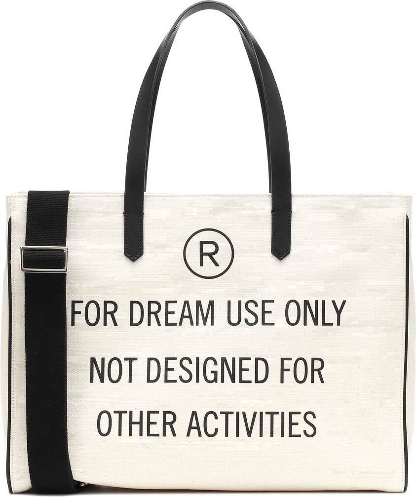 Golden Goose Deluxe Brand California printed canvas tote