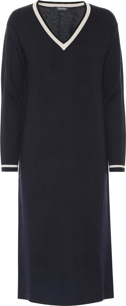 Max Mara Palermo wool-blend dress