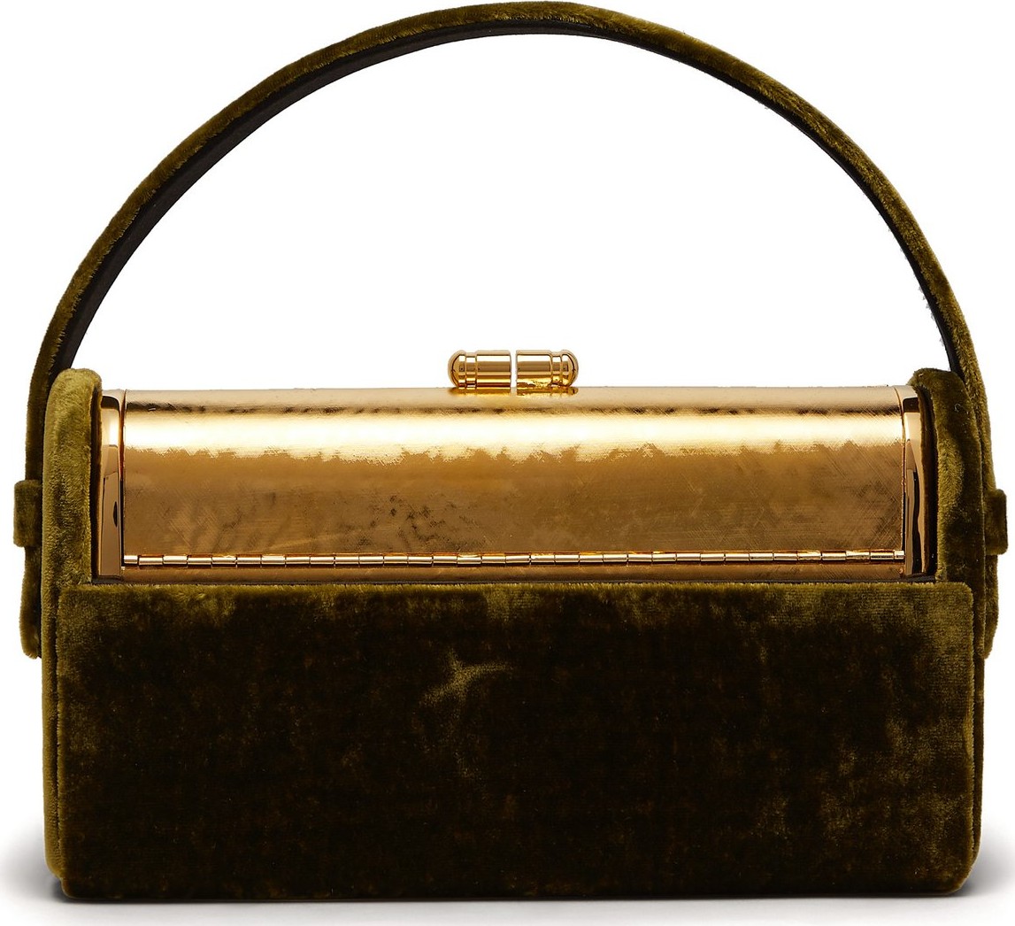 Bienen-Davis Régine velvet clutch