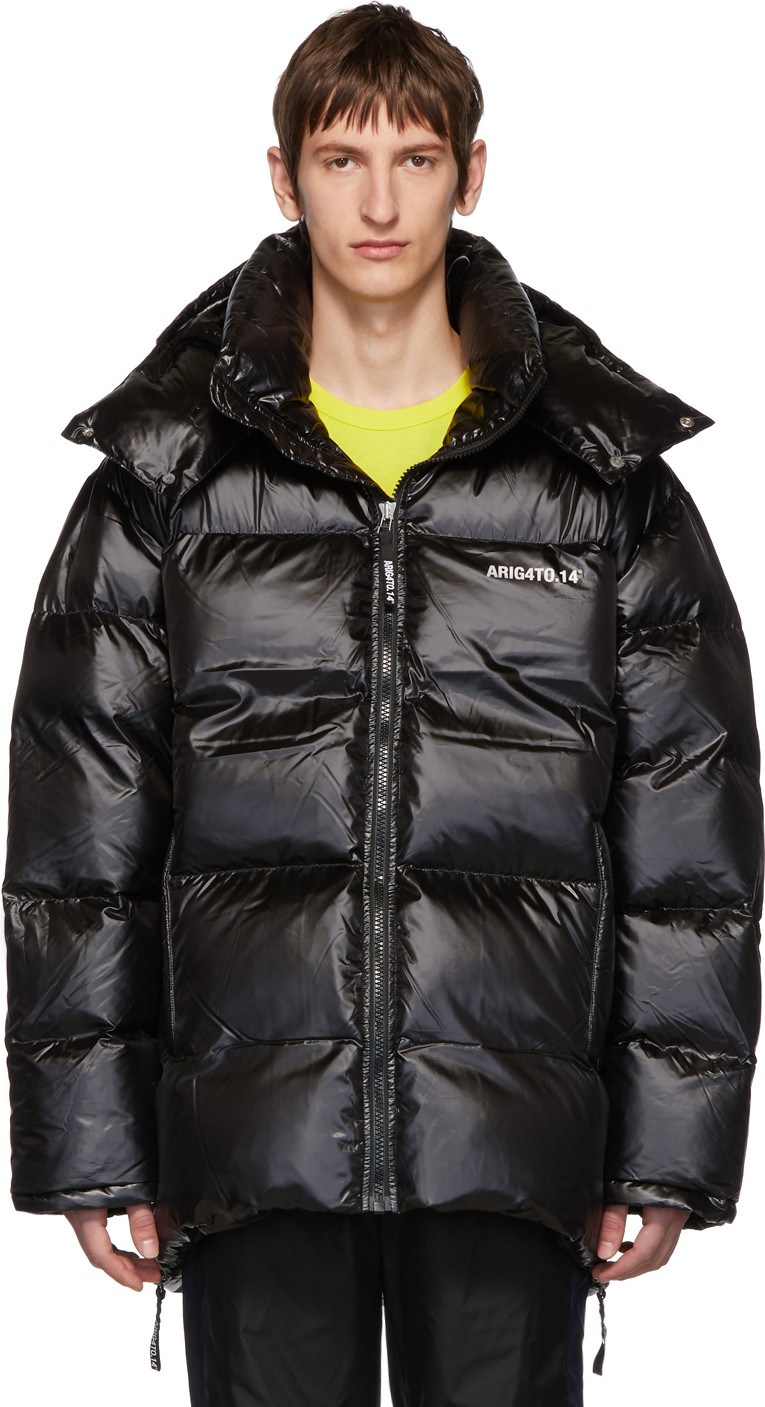 Axel Arigato Black Down Nunatak Puffer Jacket