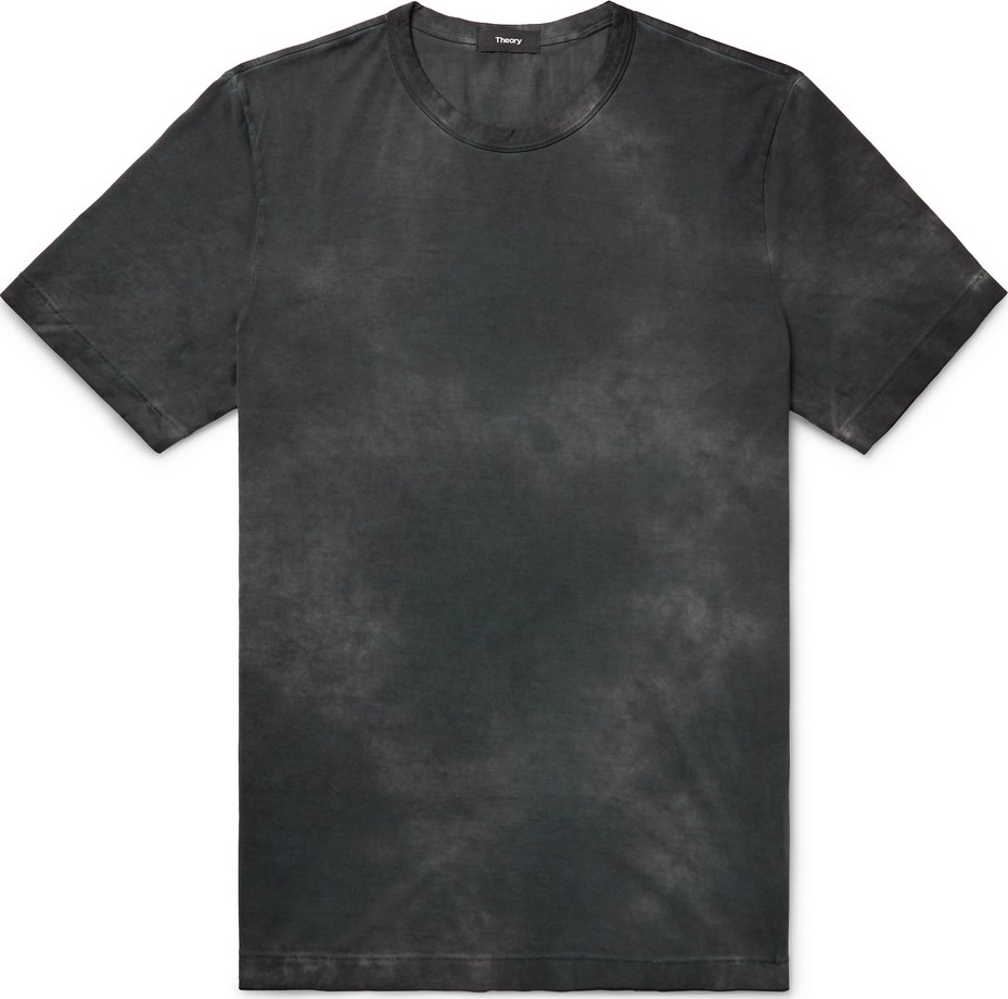 Theory Tie-Dyed Pima Cotton T-Shirt