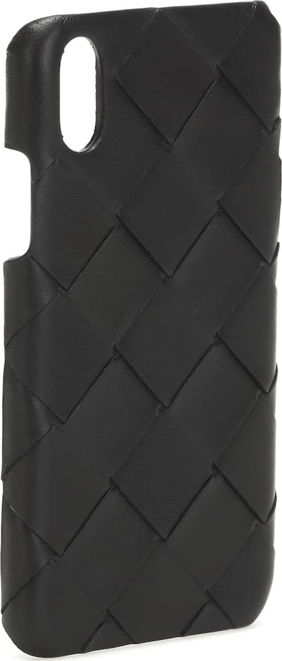 Bottega Veneta Intrecciato leather iPhone X case
