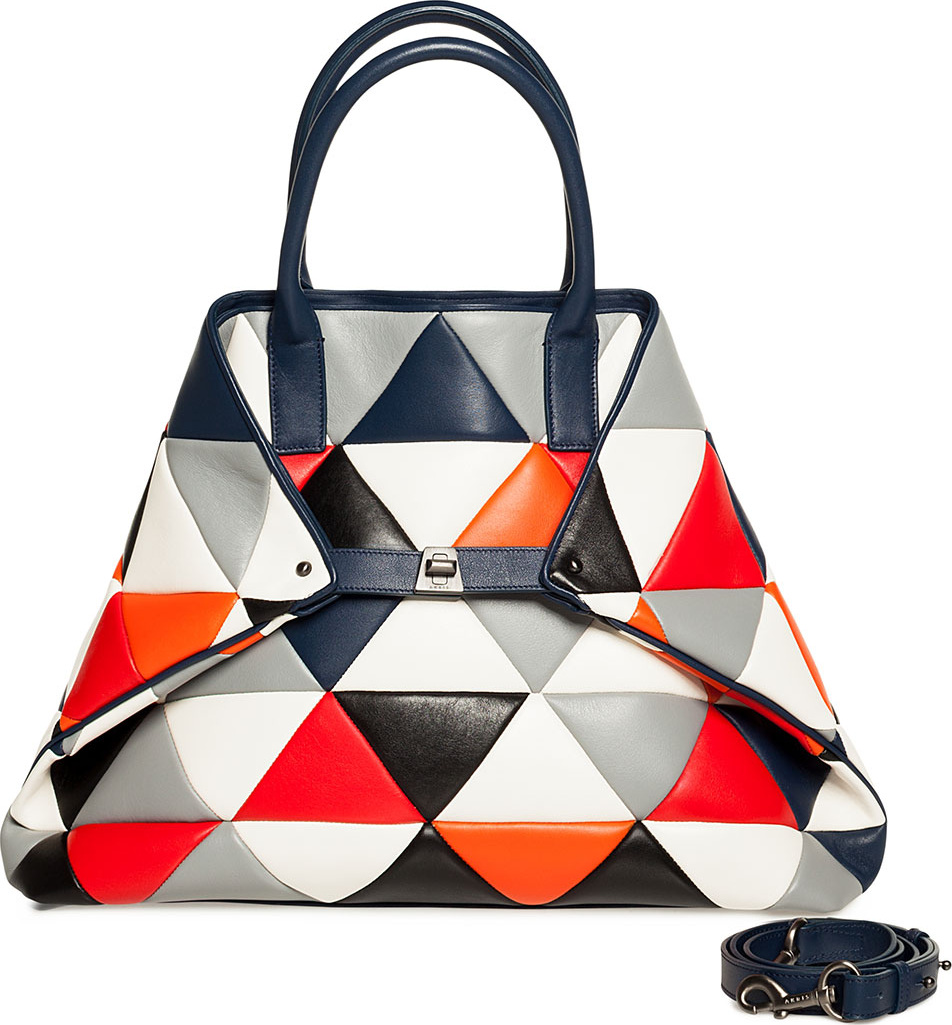 Akris Ai Medium Multicolor Quilted Shoulder Bag