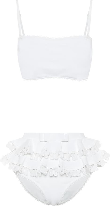 Zimmermann Super Eight lace-trimmed bikini