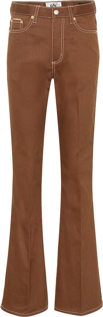 Eytys Oregon Twill high-rise flared jeans