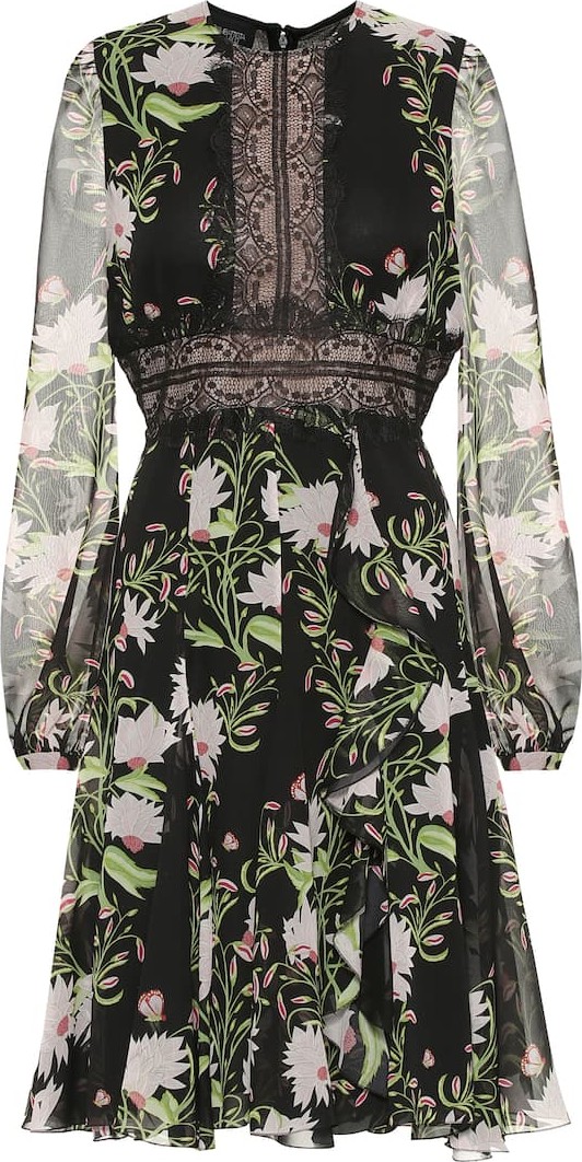 Giambattista Valli Floral silk minidress
