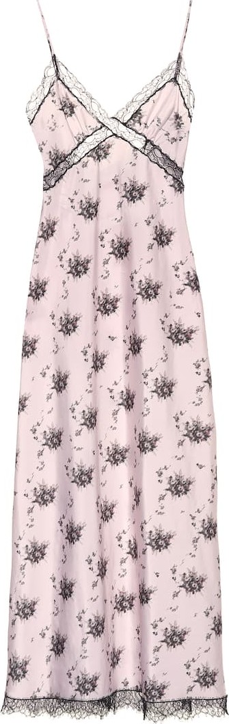 Brock Collection Floral maxi slip dress