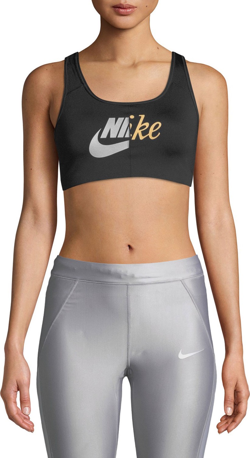 Nike Swoosh Futura Mid-Impact Sports Bra