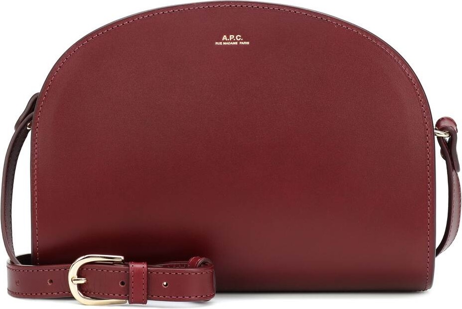 A.P.C. Demi-Lune leather shoulder bag