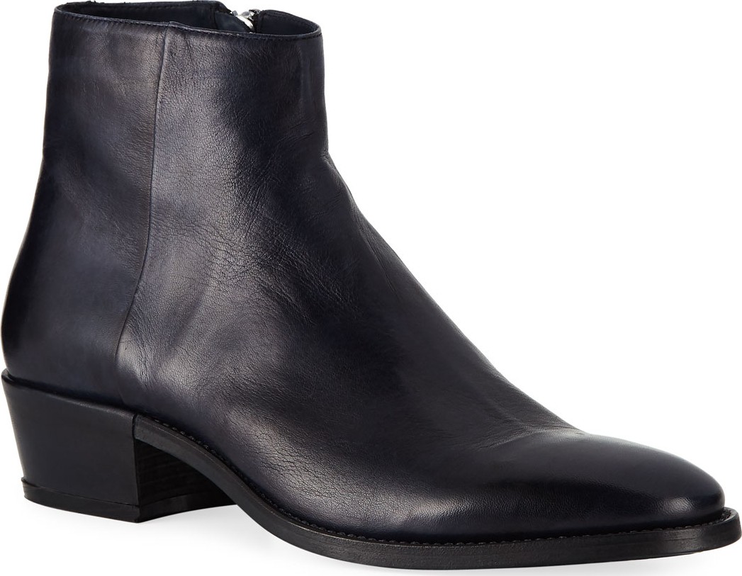 John Varvatos Men's Ludlow Leather Ankle Boot