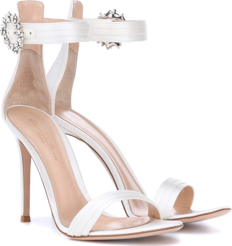 Gianvito Rossi Portofino 105 satin sandals