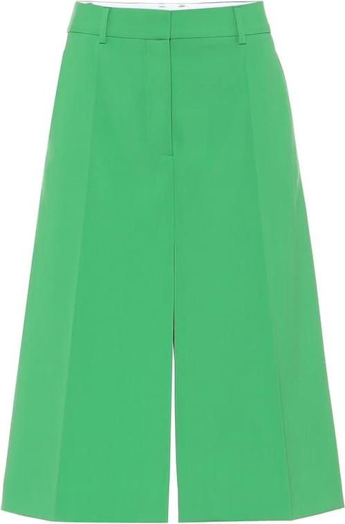 Stella McCartney Alisha wool A-line midi skirt
